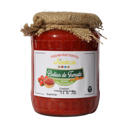 Bulion de Tomate cu Ardei, borcan 720 ml